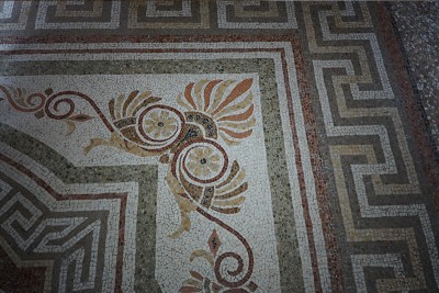 dimora muratore particolare mosaici pavimenti