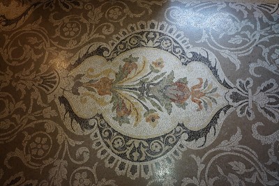 dimora muratore pavimento mosaico
